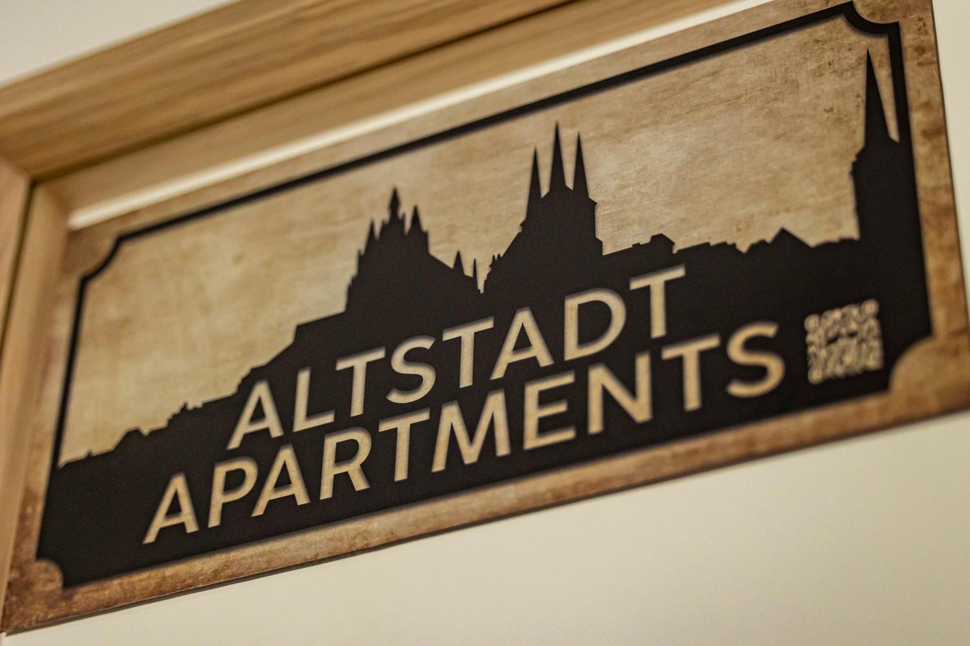 Maisonette Rustic Altstadt Zentral-Wlan-Parkplatz Erfurt Buitenkant foto
