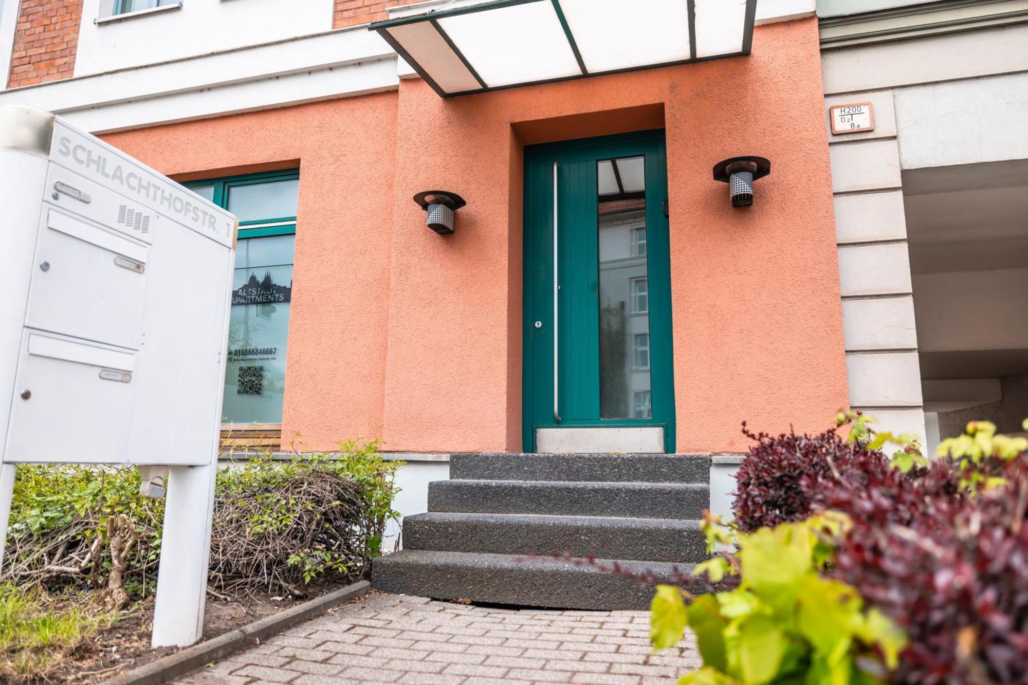 Maisonette Rustic Altstadt Zentral-Wlan-Parkplatz Erfurt Buitenkant foto